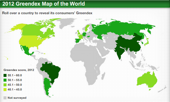 BRIC Countries Top Survey of Green Consumers