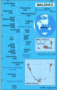 maldives map male addu atolls - Global Sherpa